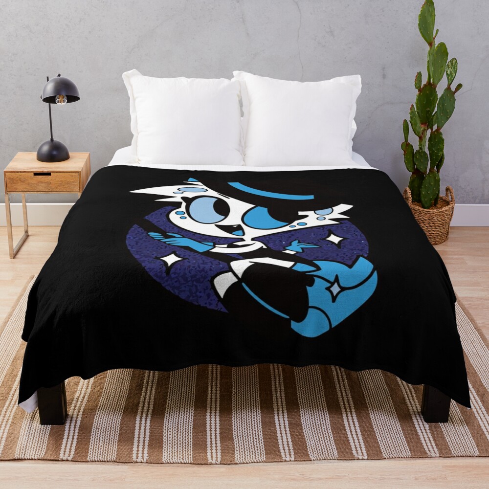 Vivziepop Merch Witch Angel Dust Throw Blanket - VivziePop Shop